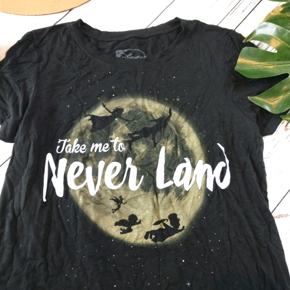 5/$25 Disney Peter Pan Take Me to Neverland tshirt